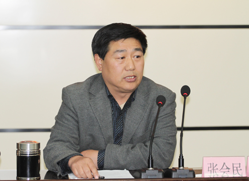明博在线(中国)党委书记张会民作党委工作报告