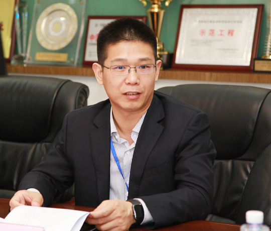 明博在线(中国)总经理祝建明主持调研工作会议